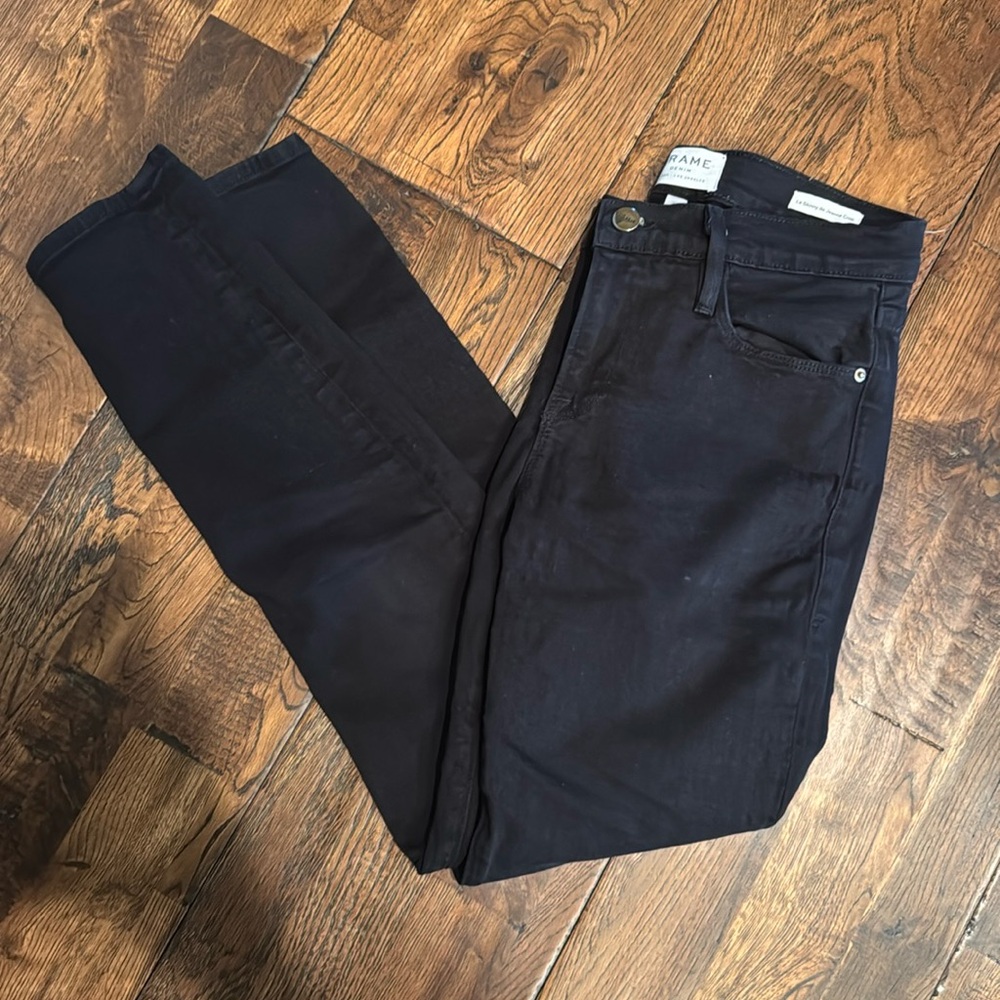 Frame black denim